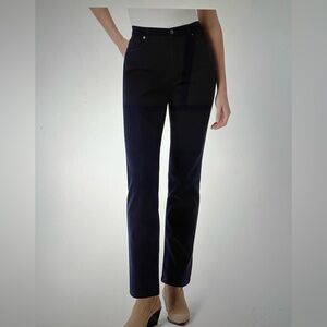 GLORIA VANDERBILT AMANDA HERITAGE FIT TAPERED LEG W/CLASSIC RISE DARK BLUE JEANS
